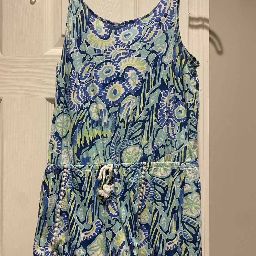 Lilly Pulitzer Blue and Green Kids Top